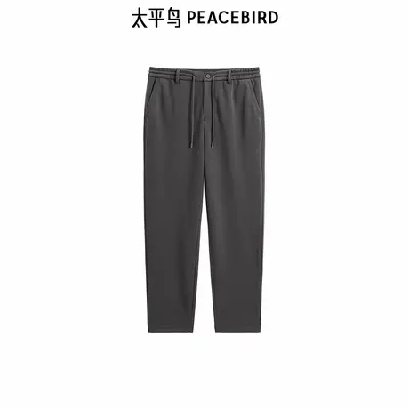 【商场同款】太平鸟男装 醋酸羊毛面料休闲直筒休闲裤 B1GBE4B21商品大图
