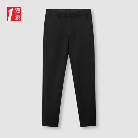 海一家职业商务长裤2023秋季新款舒适直筒基础中年男士休闲裤商品大图