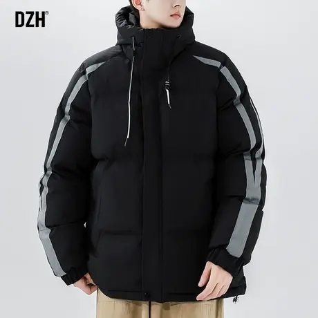 男生防风连帽棉服男款冬季加厚潮牌休闲棉衣外套2023新款棉袄百搭商品大图