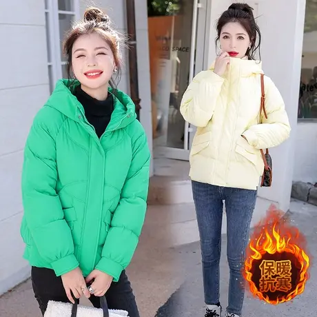 面包服羽绒棉衣棉服女韩版短款宽松外套加厚棉袄2023年冬季新款商品大图