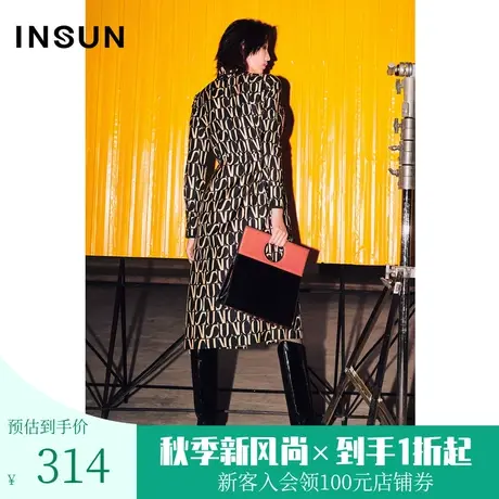 恩裳COVER新款春秋潮流字母印花原创设计感舒适棉质连衣裙小众图片