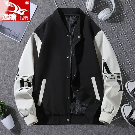 秋季男士夹克2023新款宽松百搭上衣潮流工装棒球服春秋休闲外套男商品大图