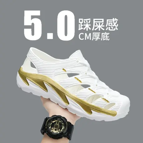 雨鞋男款时尚钓鱼水鞋户外溯溪涉水鞋套鞋劳保胶鞋户外防水鞋男士商品大图