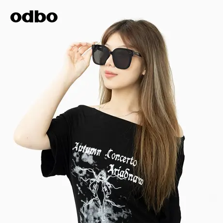 odbo欧迪比欧时尚墨镜潮流穿搭高级感太阳镜女防紫外线显脸小爆款图片