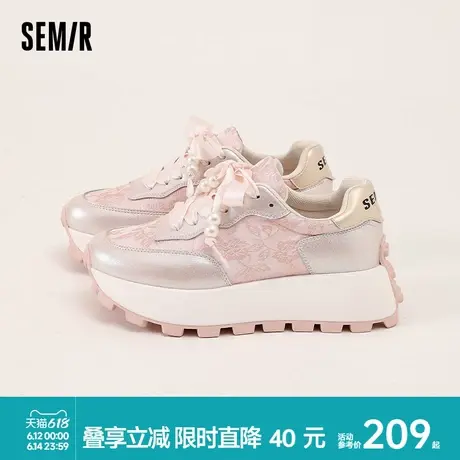 Semir女鞋休闲鞋2025春秋季新款厚底增高休闲鞋爆款休闲运动鞋商品大图