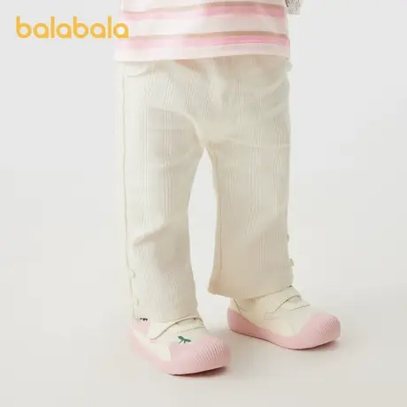 巴拉巴拉童装女童裤子宝宝长裤打底裤休闲裤2024新款秋装喇叭裤潮商品大图
