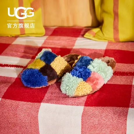 UGG x The Elder Statesman2023冬季新款男女合作款包头拖1155930商品大图