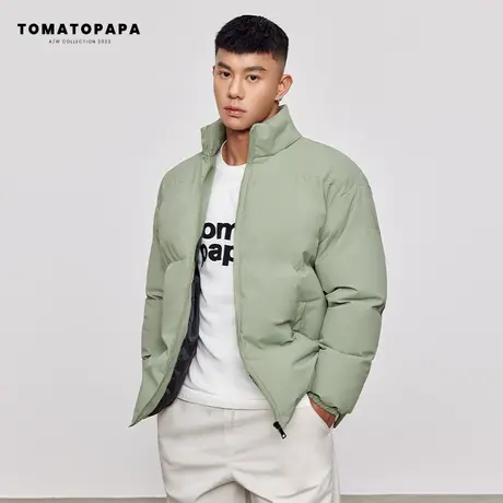TOMATOPAPA冬季新款23年多色棉服立领保暖青年学生情侣面包服外套图片