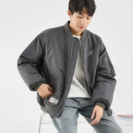 唐狮夹克外套男2023冬季新款加厚飞行员夹克休闲美式外套潮11.19图片