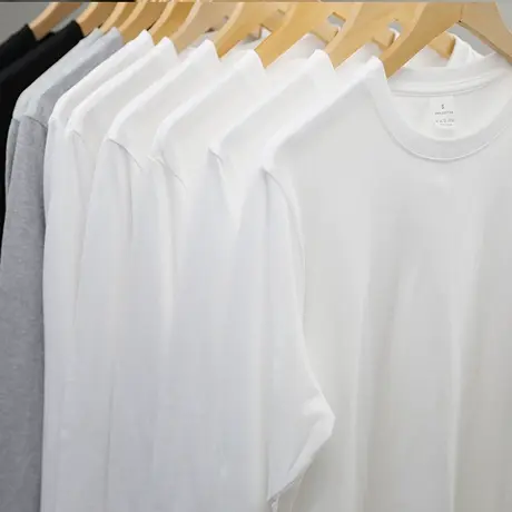 纯色大码打底衫内搭长袖秋冬洋气宽松简约胖mm穿搭圆领纯棉上衣服商品大图