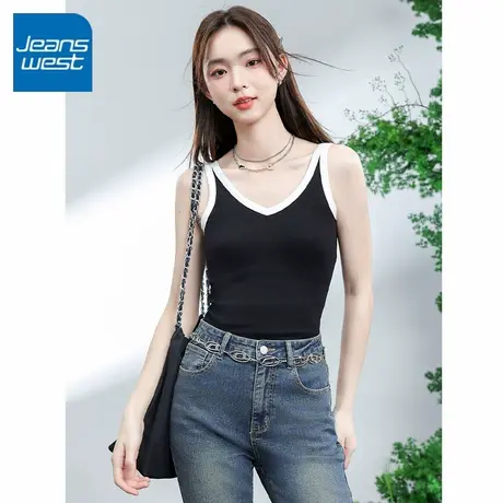 KV真维斯吊带背心女内搭2025新款爆款夏外穿辣妹风设计感美式上衣图片
