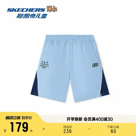 Skechers斯凯奇2025年夏季男童休闲运动短裤商品大图