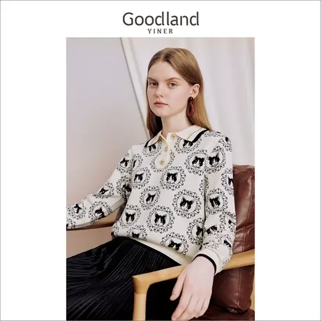 音儿美地女装2023冬季新款毛针织衫商品大图