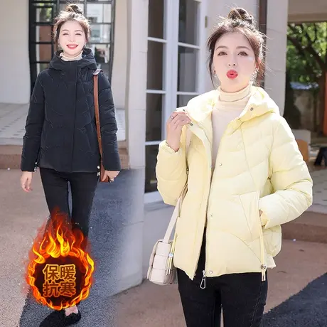 2023年冬季新款面包服羽绒棉衣棉服女韩版短款宽松外套加厚棉袄潮商品大图