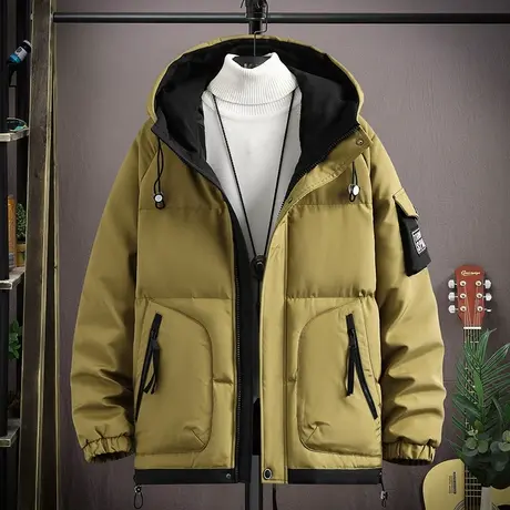 棉衣男士外套冬季ins潮牌宽松棉袄男装加厚连帽羽绒棉服袄子男装商品大图