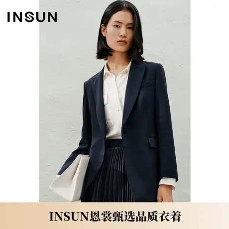 INSUN恩裳夏季挺括弹力舒适西装外套商品大图