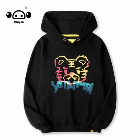 Ohlyah连帽卫衣女情侣装长袖外套宽松连帽套头衫上衣秋季薄款潮牌商品大图