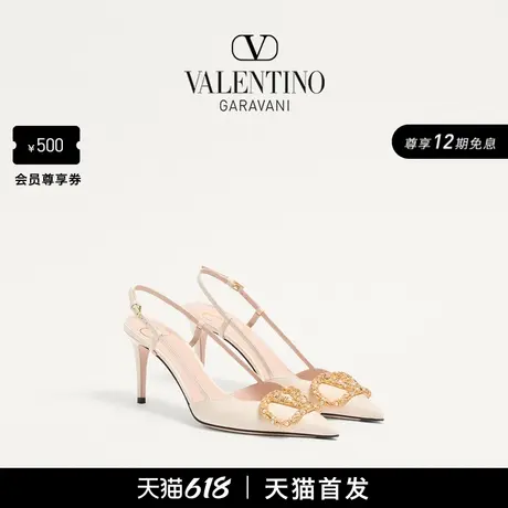 [首发]华伦天奴VALENTINO女士 VLOGO SIGNATURE 小牛皮高跟鞋图片