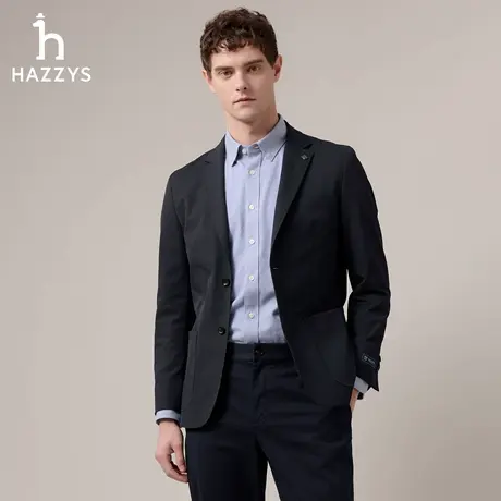 【商场同款】HAZZYS哈吉斯2025秋季新品男装休闲西服西装外套上衣图片
