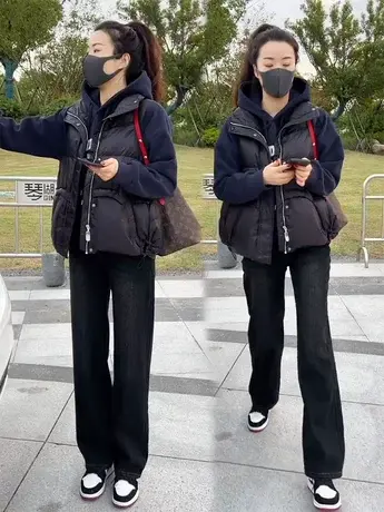 羽绒棉马甲女短款2023秋冬新款韩版宽松显瘦马夹背心坎肩外套潮款商品大图
