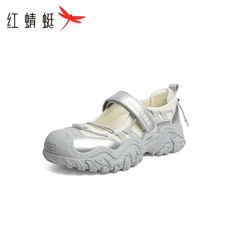 红蜻蜓时尚休闲鞋2025夏季新款女鞋厚底丑萌溯溪凉鞋户外徒步鞋女商品大图