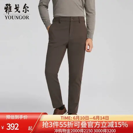 【商场同款】雅戈尔男士长裤秋冬新款官方商务休闲上班穿长裤男商品大图
