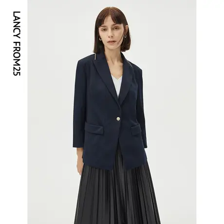 朗姿商场同款七分袖西装早春新款设计感工作服职业西服外套女图片