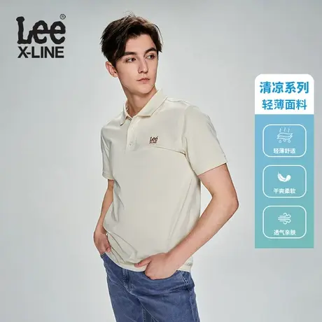 Lee23新品标准版凉感轻薄多色男短袖Polo衫LMT005479202图片