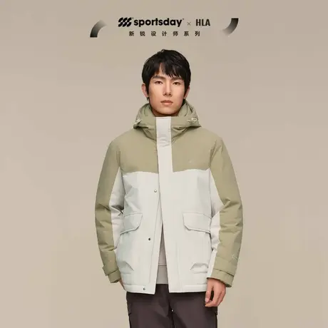 【三防石墨烯】海澜之家sportsday羽绒服23冬新运动冲锋衣外套男图片