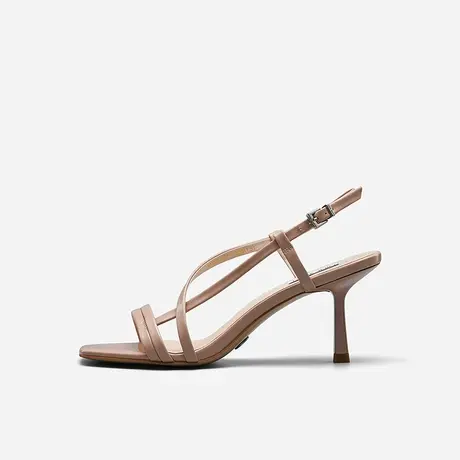 Nine West/玖熙2023年夏季新款凉鞋方头露趾绊带罗马风细高跟鞋女商品大图