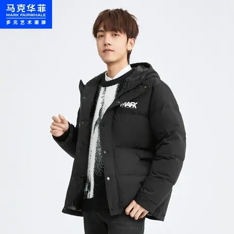 马克华菲字母印花羽绒服男冬季新款保暖休闲时尚潮流外套图片