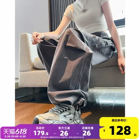 唐狮2025春新款女休闲裤宽松直筒工装裤显瘦商品大图