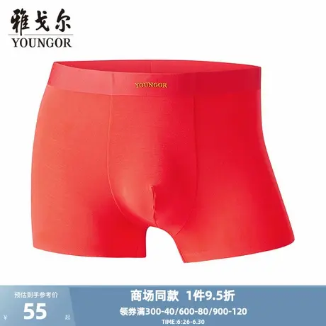 【商场同款】雅戈尔男士内裤新款官方商务休闲男士平角内裤商品大图