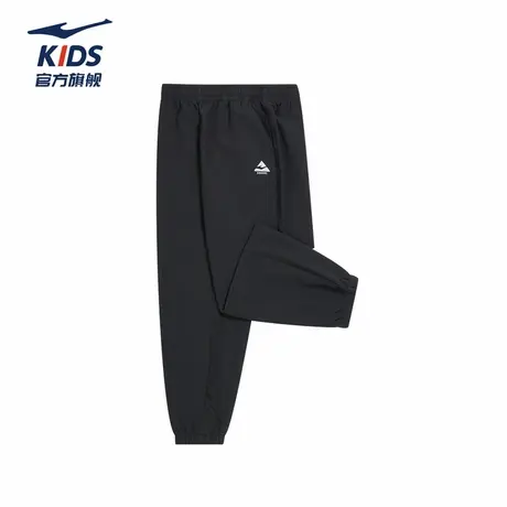 鸿星尔克童装儿童卫裤秋季男童运动舒适小童休闲裤束脚针织长裤图片