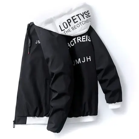 2023男士工装外套男机能ins衣服潮流男装春秋季上衣韩版连帽夹克商品大图