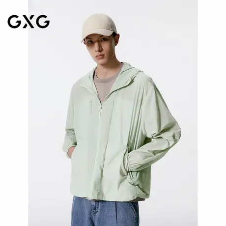 【X】GXG男装户外防晒夹克外套男衬衫24年夏品G24X212004商品大图