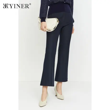 YINER音儿女装冬季新款通勤裤休闲裤商品大图