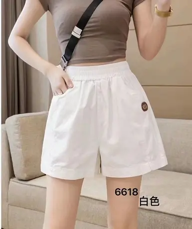 短裤女2023夏季新款韩版ins宽松显瘦阔腿裤休闲运动五分裤女潮流商品大图