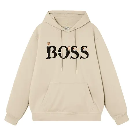 秀洛小众设计师品牌boss衣服创意趣味搞笑雨果连帽卫衣男情侣装商品大图