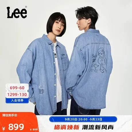 Lee商场同款buddy lee23秋冬新品舒适版户外工装男女同款长袖衬衫图片
