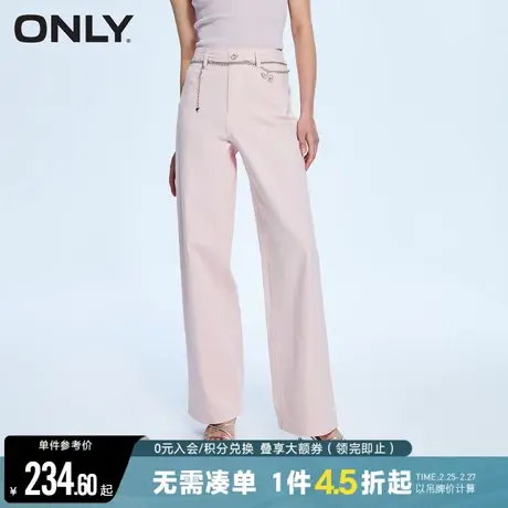 ONLY2023秋季新款潮酷休闲高腰显瘦老爹直筒牛仔裤女|123232102商品大图