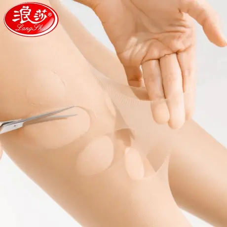 浪莎丝袜女士连裤袜菠萝袜网红丝袜女超薄防勾丝耐穿隐形性感黑丝图片