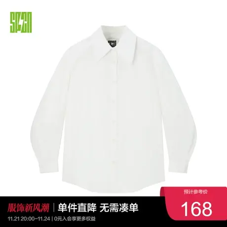 太平鸟SPCN系列年秋冬动压胶廓形衬衫ASCAC4206奥莱图片