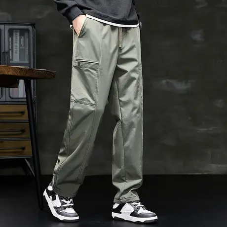 唐狮秋冬新款男休闲裤工装直筒长裤宽松潮流简约休闲风潮TUTA商品大图