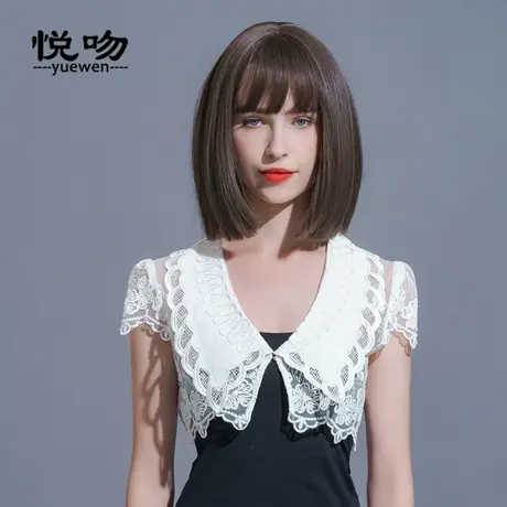 蕾丝刺绣短外套女薄配裙子的小披肩夏百搭短款小坎肩时尚短袖外搭图片