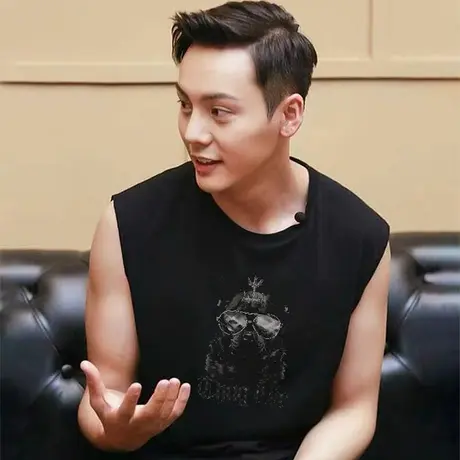 纯棉男生背心外穿坎肩篮球健身大码男装运动潮流胖子无袖t恤夏季图片