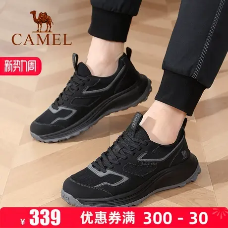 Camel/骆驼男鞋2025秋季新款户外增高运动鞋厚底回弹时尚休闲鞋商品大图
