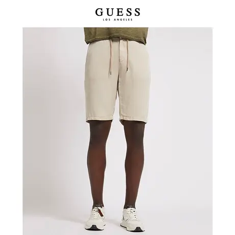 【38上新季】GUESS 男士收腰显瘦休闲五分裤商品大图