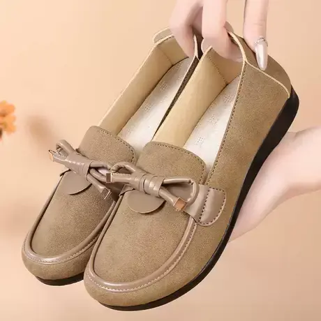 春秋轻便软底老人鞋奶奶鞋女中老年舒适妈妈鞋正品防滑老北京布鞋商品大图