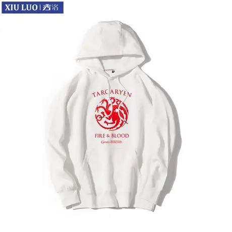 秀洛美剧冰与火之歌衣服权利的游戏卫衣男史塔克家族权游上衣商品大图